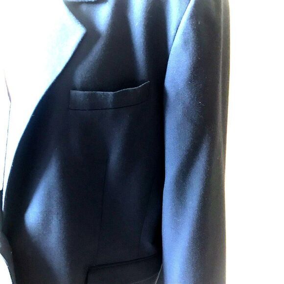 Talbot's Vintage Woman's Navy Wool Jacket Gold‎ Buttons, Three Pockets Size 20 - Picture 4 of 16